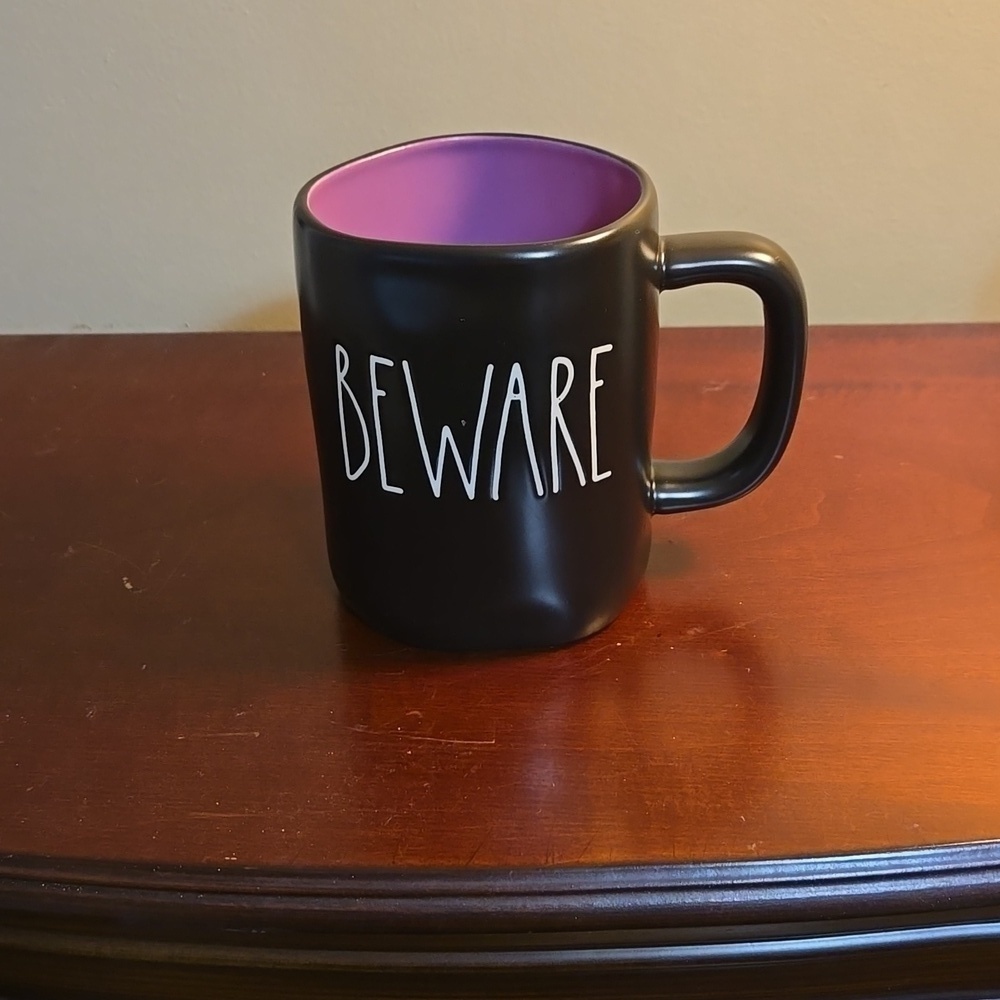Rae Dunn BEWARE Halloween Coffee Mug